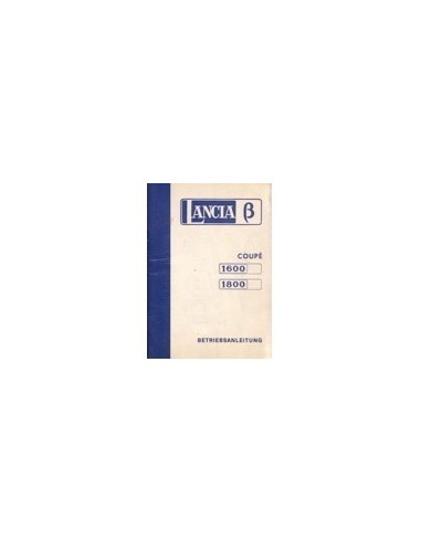 1974 LANCIA BETA INSTRUCTIEBOEKJE DUITS