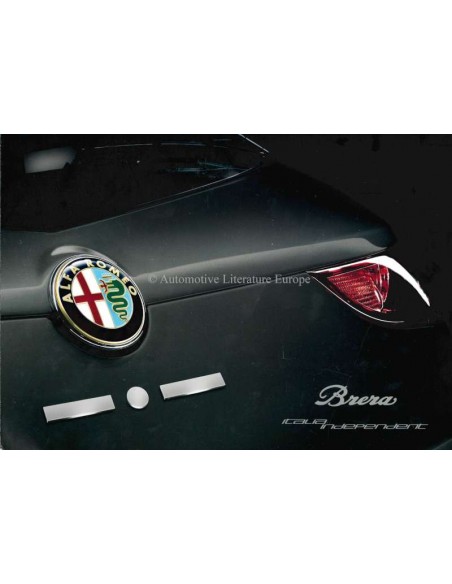 2009 ALFA ROMEO BRERA ITALIA INDEPENDENT BROCHURE ITALIAANS