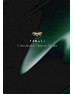 1998 BENTLEY ARNAGE HARDBACK BROCHURE ENGLISH