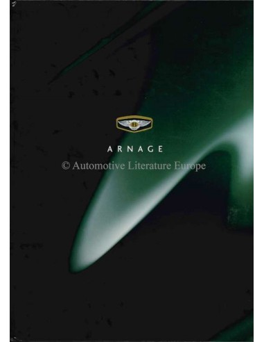 1998 BENTLEY ARNAGE HARDCOVER PROSPEKT ENGLISCH