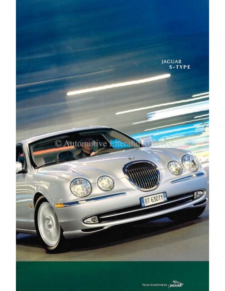 2002 JAGUAR S TYP PROSPEKT NIEDERLÄNDISCH