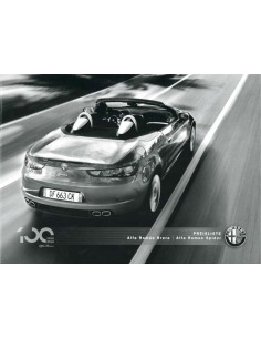 2009 ALFA ROMEO BRERA BROCHURE DUITS 2