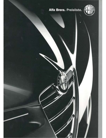 2006 ALFA ROMEO BRERA PROSPEKT DEUTSCH