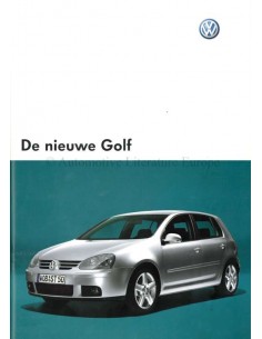 2003 VOLKSWAGEN GOLF PROSPEKT NIEDERLÄNDISCH