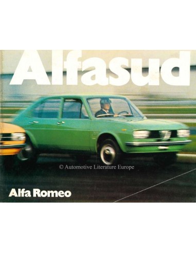 1972 ALFA ROMEO ALFASUD BROCHURE ITALIENISCH