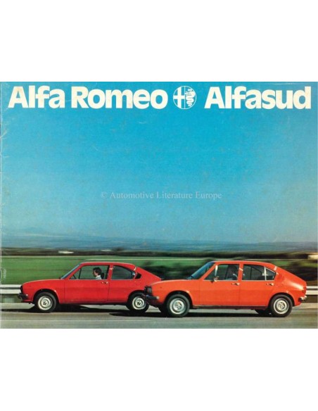 1976 ALFA ROMEO ALFASUD BROCHURE DUTCH