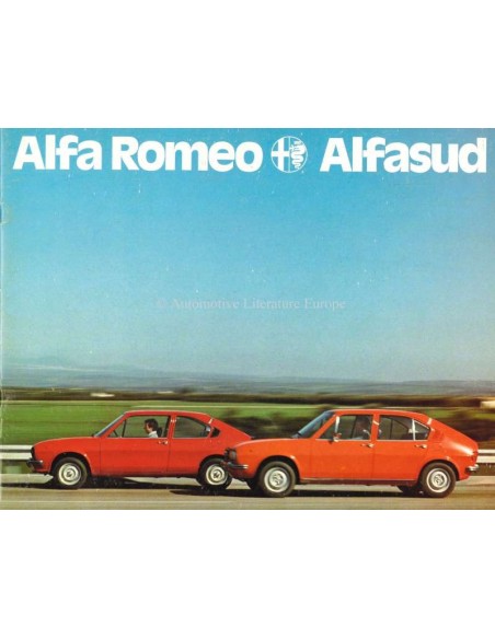 1977 ALFA ROMEO ALFASUD BROCHURE DUTCH