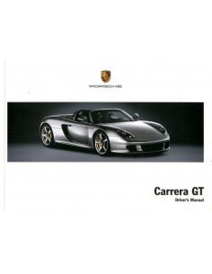 2003 PORSCHE CARRERA GT INSTRUCTIEBOEKJE ENGELS