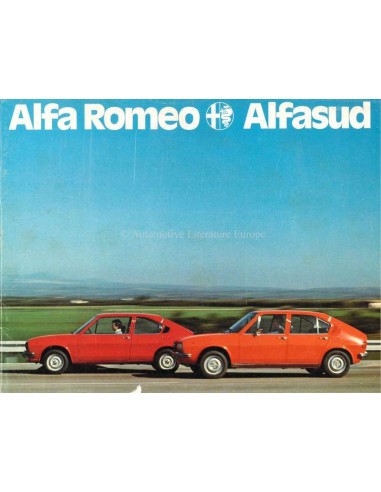1976 ALFA ROMEO ALFASUD BROCHURE DUITS