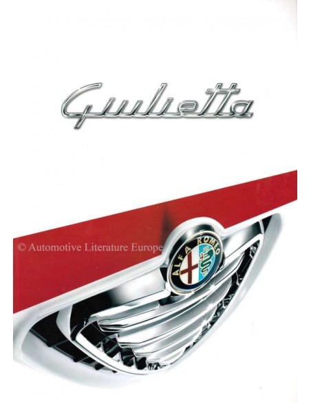 2010 ALFA ROMEO GIULIETTA  BROCHURE NEDERLANDS