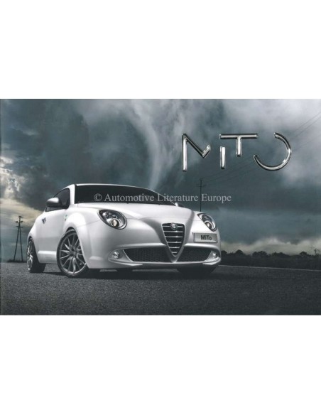2008 ALFA ROMEO MITO BROCHURE ENGELS (AUSTRALIË)