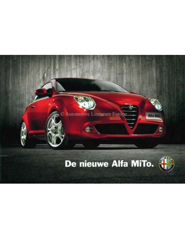 2008 ALFA ROMEO MITO PROSPEKT NIEDERLÄNDISCH