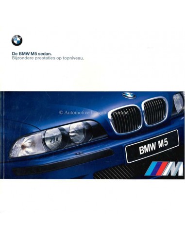 2000 BMW M5 SALOON BROCHURE DUTCH