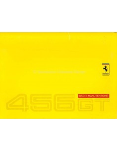 1996 FERRARI 456 GT BETRIEBSANLEITUNG (EUROPÄISCHE AUSGABE)