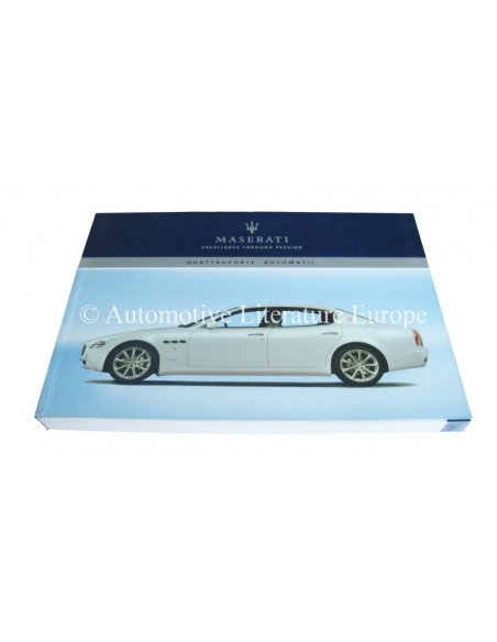 2007 MASERATI QUATTROPORTE V AUTOMATIC INSTRUCTIEBOEKJE DUITS