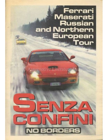 2004 FERRARI / MASERATI RUSSIAN AND NORTHERN EUROPEAN TOUR BROCHURE