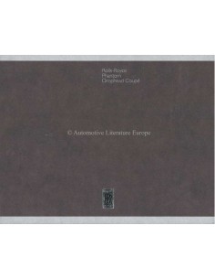 2006 ROLLS ROYCE PHANTOM DROPHEAD COUPÉ HARDCOVER BROCHURE ENGELS