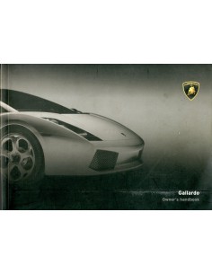 2003 LAMBORGHINI GALLARDO COUPE INSTRUCTIEBOEKJE ENGELS