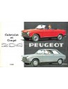 1969 PEUGEOT 204 CABRIOLET & COUPE BROCHURE FRENCH