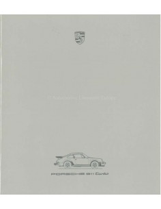 1986 PORSCHE 911 TURBO BROCHURE DUITS