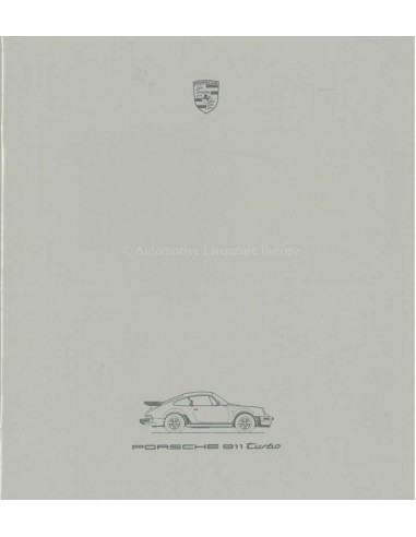 1986 PORSCHE 911 TURBO BROCHURE DUITS