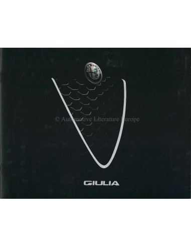 2016 ALFA ROMEO GIULIA BROCHURE ITALIAN