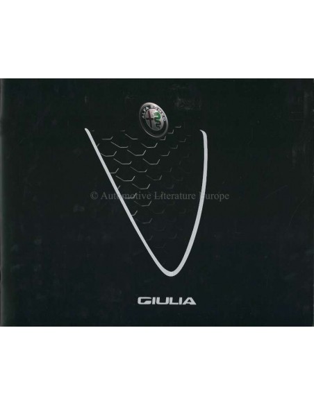 2016 ALFA ROMEO GIULIA BROCHURE ITALIAN