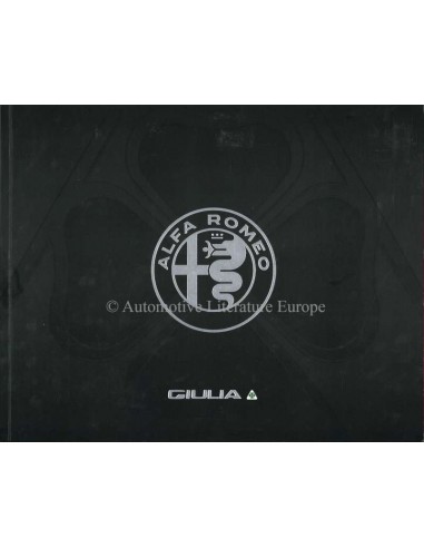2016 ALFA ROMEO GIULIA QUADRIFOGLIO BROCHURE DUTCH