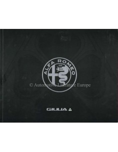 2016 ALFA ROMEO GIULIA QUADRIFOGLIO BROCHURE FRANS