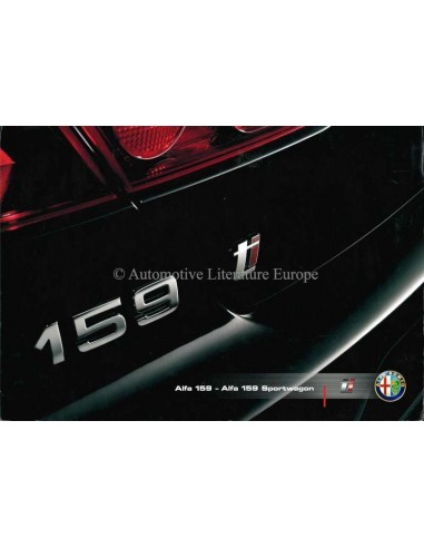 2007 ALFA ROMEO 159 & SPORTWAGON BROCHURE GERMAN