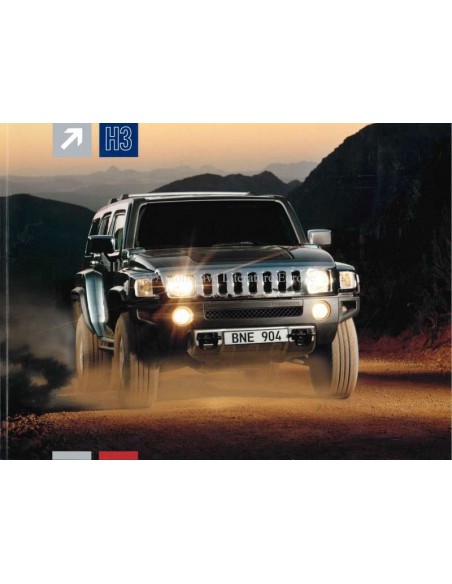 2008 HUMMER H3 PROSPEKT NIEDERLÄNDISCH