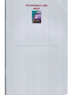 1993 PORSCHE 968 BROCHURE DUITS