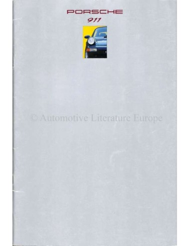 1993 PORSCHE 911 BROCHURE DUITS
