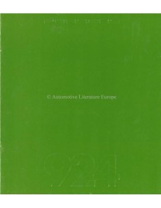 1983 PORSCHE 924 PROSPEKT FRANZÖSISCH