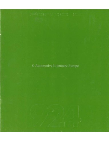 1983 PORSCHE 924 PROSPEKT FRANZÖSISCH