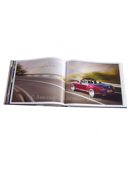 2013 BENTLEY CONTINENTAL & CONVERTIBLE GT SPEED HARDCOVER BROCHURE DUITS