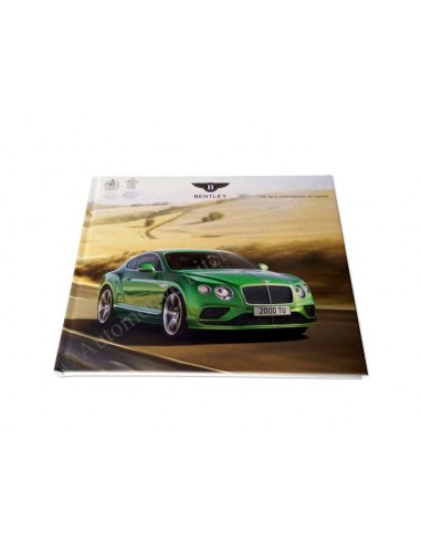 2015 BENTLEY CONTINENTAL GT RANGE HARDCOVER PROSPEKT DEUTSCH