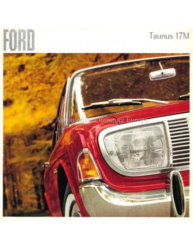 1965 FORD TAUNUS 17M BROCHURE DUTCH