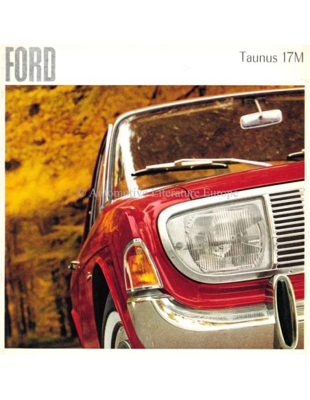 1965 FORD TAUNUS 17M BROCHURE DUTCH