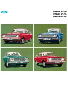 1969 FORD TAUNUS 12M / 15M / 17M / 20M TURNIER BROCHURE GERMAN