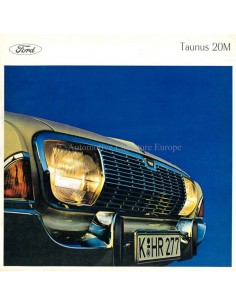 1965 FORD TAUNUS 20M BROCHURE NEDERLANDS
