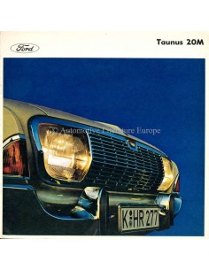 1965 FORD TAUNUS 20M BROCHURE NEDERLANDS