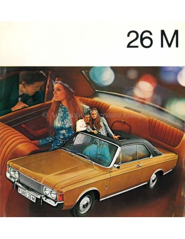 1969 FORD TAUNUS 26M BROCHURE DUTCH