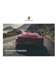 2019 PORSCHE 911 SPEEDSTER HARDCOVER BROCHURE DUTCH