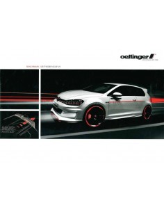 2014 VOLKSWAGEN GOLF VII OETTINGER BROCHURE DUITS