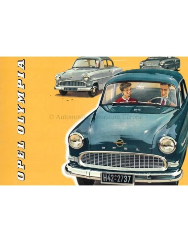 1956 OPEL OLYMPIA BROCHURE ENGLISH