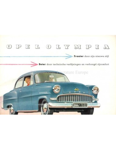 1956 OPEL OLYMPIA BROCHURE NEDERLANDS