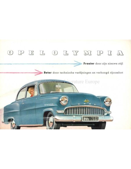 1956 OPEL OLYMPIA PROSPEKT NIEDERLÄNDISCH