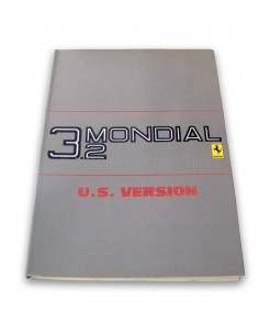 1986 FERRARI 3.2 MONDIAL INSTRUCTIEBOEKJE USA VERSIE 397/85
