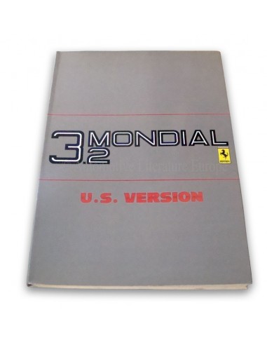 1986 FERRARI 3.2 MONDIAL INSTRUCTIEBOEKJE USA VERSIE 397/85